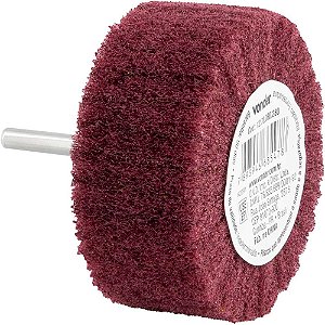 Roda com haste para acabamento 80mm x 35mm grão 280 VONDER