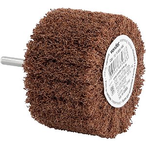 Roda com haste para acabamento 80mm x 50mm grão 100 VONDER