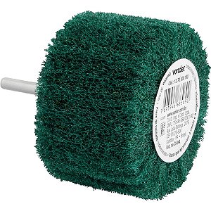 Roda com haste para acabamento 80mm x 50mm grão 180 VONDER
