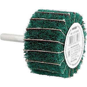 Roda com haste para remoção e acabamento 50mm x 30mm grão 180 VONDER
