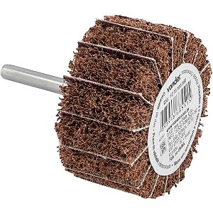 Roda com haste para remoção e acabamento 60mm x 30mm grão 100 VONDER