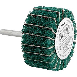 Roda com haste para remoção e acabamento 60mm x 30mm grão 180 VONDER