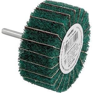 Roda com haste para remoção e acabamento 80mm x 35mm grão 180 VONDER