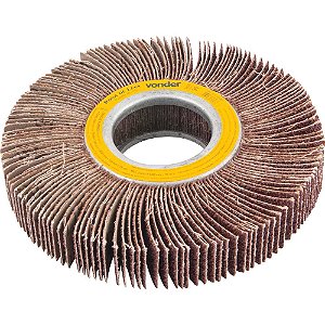 Roda de lixa 150mm x 25mm sem haste grão 50 VONDER