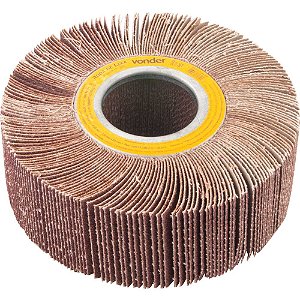 Roda de lixa 150mm x 50mm sem haste grão 60 VONDER
