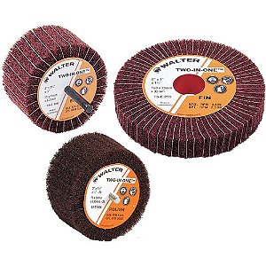 Roda lamelar TWO IN ONE 50 x 25 haste 1/4" fina WALTER