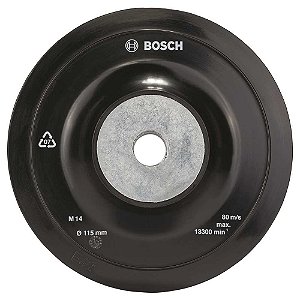 Disco de borracha 115mm com porca flange 2608601005 BOSCH