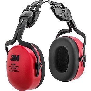 Abafador de ruídos tipo concha acoplável ao capacete 18 dB Muffler 3M