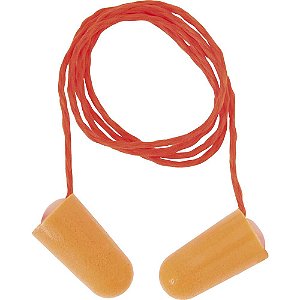 Protetor auditivo tipo plug de espuma com cordão em poliéster H0002053355 3M