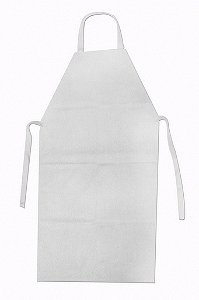 Avental PVC com forro,1,20X0,70m branco BRASCAMP