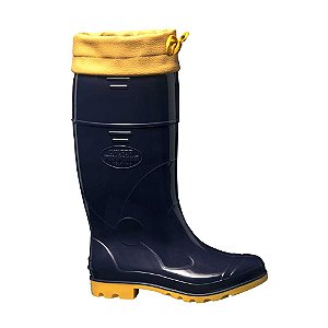 Bota de PVC azul/amarela polaina 40 CALFOR PAMPEANA