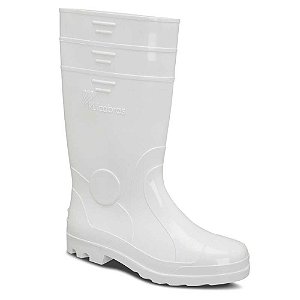 Bota de PVC branca cano longo 37 VULCABRAS
