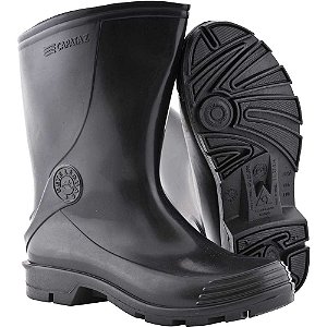 Bota de PVC preta cano curto Capataz II 44 ALPARGATAS