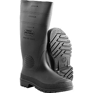 Bota de PVC s/forro cano extra longo 38/39 preta SUPERMAX CELSF 503 CALFOR