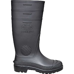 Bota de PVC s/forro cano extra longo 43 preta SUPERMAX CELSF 503 CALFOR