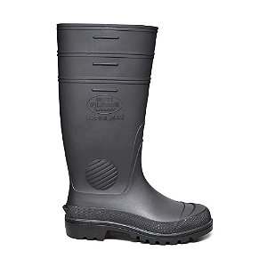Bota de PVC preta cano extra longo sem forro 45/46 SUPERMAX CELSF 503 C ALFOR