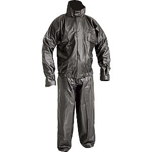 Conjunto para proteção para motociclista em PVC 2000 Tamanho G preto PANTANEIRO