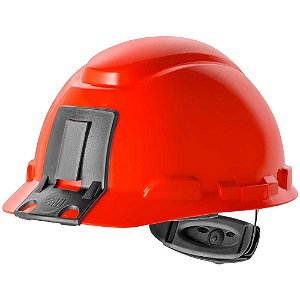 Capacete aba frontal mineiro vermelho com catraca H-705 HB004732481 3M