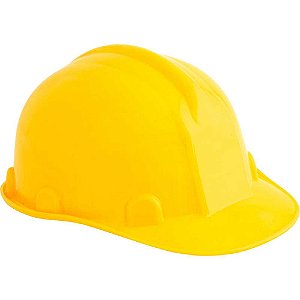 Capacete amarelo com aba frontal VONDER