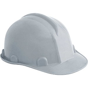 Capacete cinza com aba frontal VONDER