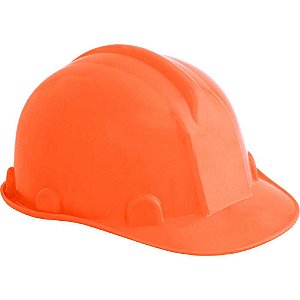 Capacete laranja com aba frontal VONDER
