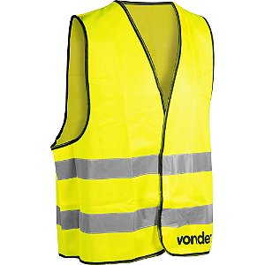 Colete refletivo tipo blusão sem bolso amarelo CV 100 VONDER