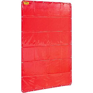 Cortina de proteção para solda laranja 1,22m x 1,78m VONDER