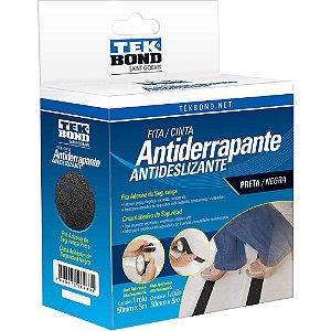 Fita antiderrapante 50mm x 5m preta 21161050501 TEKBOND