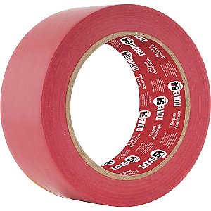 Fita adesiva para demarcação 48mm x 30m vermelha NOVE54