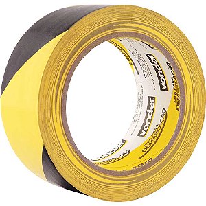 Fita adesiva para demarcação 48mm x 30m zebrada VONDER