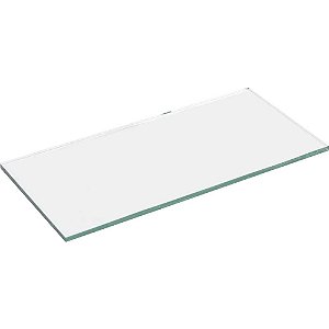 Lente retangular 106mm x 50mm incolor LEDAN - 100 unidades