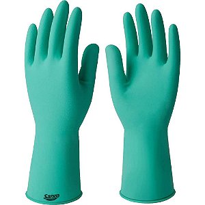 Luva de látex tamanho P antiderrapante com forro modelo Soft SANRO
