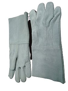 Luva de raspa 20cm com reforço na palma QUALITY KOUROS