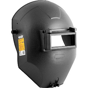 Máscara para solda com visor articulado ajuste com catraca VD 726 VONDER - 5 unidades