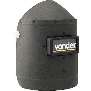 Máscara para solda em fibra preta VD 700 VONDER