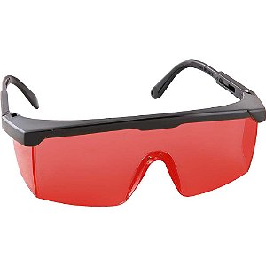 Óculos de segurança Foxter vermelho VONDER