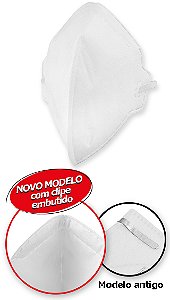 Respirador dobrável semifacial sem carvão ativado sem válvula PFF1 RDV 2101 branco VONDER