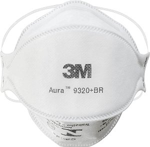 Respirador PFF2 9320+BR Aura 3M