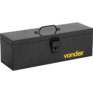 Caixa metálica para ferramentas tipo baú com bandeja 50,0cm x 16,0cm x 17,0cm VONDER