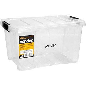 Caixa plástica/baú transparente CBV 015 VONDER