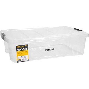 Caixa plástica/baú transparente CBV 020 VONDER