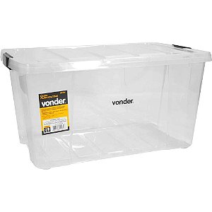 Caixa plástica/baú transparente CBV 028 VONDER