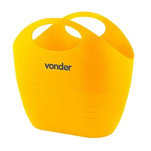 Bolsa plástica multiuso 20 litros amarela VONDER