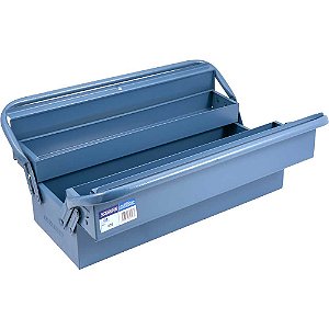 Caixa metálica sanfonada para ferramentas com 3 gavetas 50,0cm x 20,0cm x 16,0cm 350 MARCON