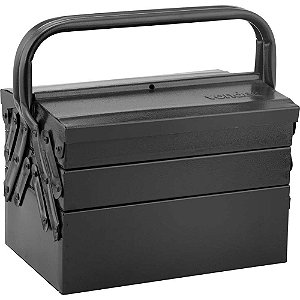 Caixa metálica sanfonada para ferramentas com 5 gavetas 30cm x 19cm x 20cm VONDER
