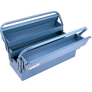 Caixa metálica sanfonada para ferramentas com 5 gavetas 50,0cm x 20,0cm x 20,5cm 550 MARCON