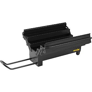 Caixa metálica sanfonada para ferramentas com 5 gavetas 60cm x 19cm x 20cm com roda VONDER