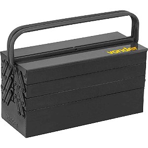 Caixa metálica sanfonada para ferramentas com 7 gavetas 50,0cm x 19,0cm x 24,0cm VONDER
