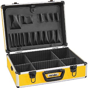 Maleta para ferramentas profissional 455mm x 330mm x 152mm amarela MFV 312 VONDER