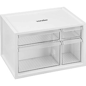Organizador plástico com 4 gavetas OPV 0234 VONDER